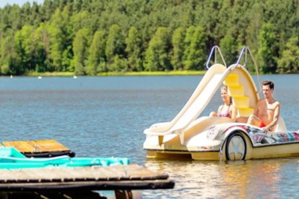 Bungalow Direkt Am See, Mit Eigenem Boot Roding Eksteriør billede