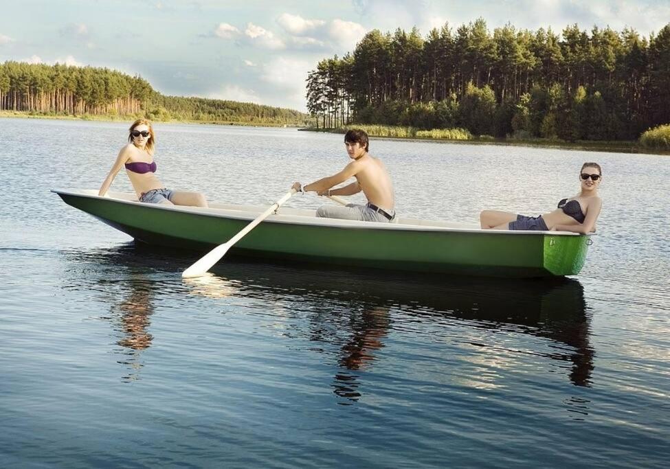 Bungalow Direkt Am See, Mit Eigenem Boot Roding Eksteriør billede